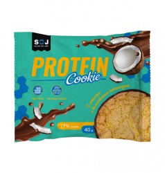 Печенье PROTEIN COOKIE SOJ со вкусом кокоса покрытое шоколадом, Zero (40г) 